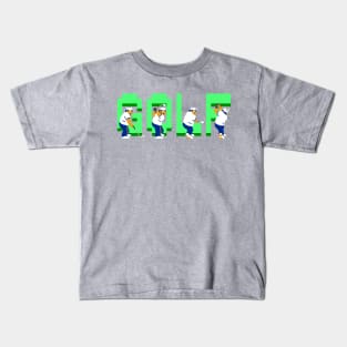 Pixel Golf Kids T-Shirt